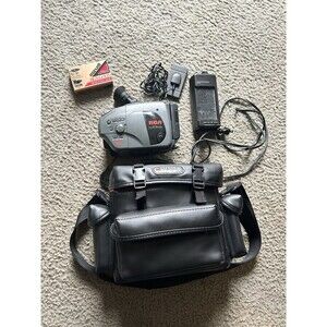RCA CC174 Small Wonder VHS Playback Camcorder With Bag Bundle Untested